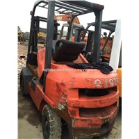 Used Japanese Original Forklift For Sale, Toyota FD30 3t Forklift