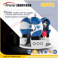 Fantasy Movie 3 Seat VR 9D Cinema Rotating Platform 9DVR Simulator Vibrating Egg Game