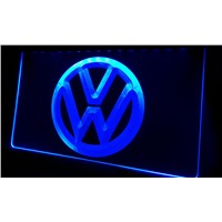 LS330-b Volkswagen-LED VW Car Logo Services Neon Light Sign