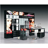 Cosmetics Make up Skincare Counter &amp;amp; Wall Cabinet Display Stand Set AGD-CC157