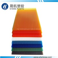 Twin-Wall Polycarbonate Hollow Sheet with UV Protection