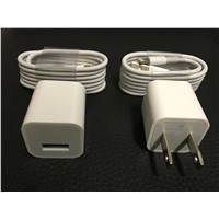 Original Wall Charger Adapter USB Lightning Cable for iPhone 5s/6s/7s/iPad
