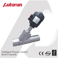 WELDING ENDS PNEUMATIC ACTUATED ANGLE SEAT VALVE