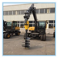 Excavator Attachment Hydraulic Earth Auger, Auger Drilling Bits for Ground Work