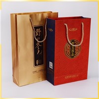 Custom Printed Coated Paper Shopping Paper Bag with Handle