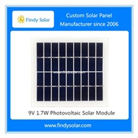 9V 1.7W Photovoltaic Soalr Panel