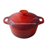 Round Cast Iron Enamel Stewpot Cookware KAS20