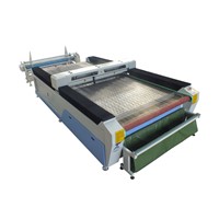 Full Automatic Fabric Laser Cutting Machine with Conveyor Belt