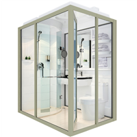 Hot Sale! Showay Prefabricated Modular Shower Room, Complete Shower Room