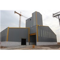 Feedmill Workshop Made by Prefabricated Steel Structure Building