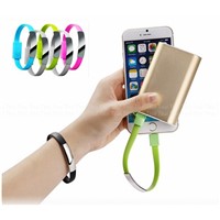 Gift Bracelet USB Charging Cable, Wearable Mobile Phone Data Cable