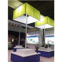 Exhibition Fabric Stand System Aluminium Material Board Producer Trade Show Graphics Backdrop