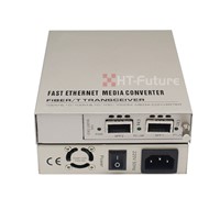 1 Fiber Port &amp;amp; 1 RJ45 Port 10M/100M Industrial Fiber Media Converter