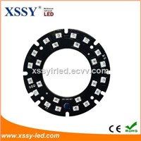 XSSY 24pcs Infrared LED 2835 SMD Module 850nm 59.5mm 14mil PCB Board Nigh Vision for CCTV Camera