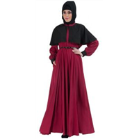 Black Casual Abaya for Women...
