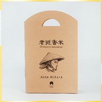 Competitive Price Recycle Customised Die- Cut Handle/DCK Craft Paper Bag for Food Packing Bag
