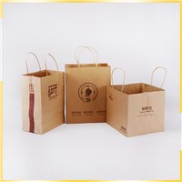 New Design Bigdegradable Dessert Customized Kraft Food Packaging Bag for Restaurant