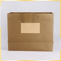 Promotional Strong Customized Solid &amp;amp; Button Recycled Paper Bag Design for Packaging