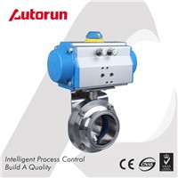 Wenzhou Supplier Sanitary Pneumatic Butterfly Valve