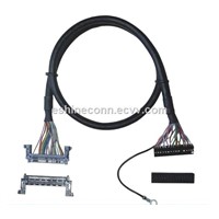 OEM LVDS Cable Assemble with Dupont 2.0 Connector & China Brand FI-RE51HL To Monitor