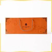 Good Service Custom Logo Printed Exquisite with Rectangle Botton Hand Carry Bag for Wine