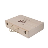 Pine Wooden Wine Box
