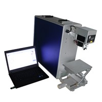 Portable 10W 20W 30W 50W Desktop Small Fiber Laser Marking Machine for Metal/Stainless Steel/Aluminum/Plastic
