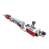 PVC Two Pipe Outlets Extrusion Line