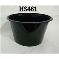 Round 1000mL Big Opening Disposable PP Plastic Microwave Safe Food Storage Container with Flat Lid