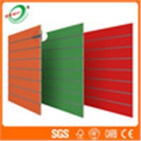 4'*8' Solid Color Slatwall Board with Customized Slots