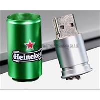 Metal Coloful Manufacturer Selling Minion Cola Bottle Shape USB 2.0, Mini Can Shape USB Flash Drive Memory Stick