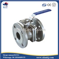 2 Pcs Flange Connection Type Stainless Steel Ball Valve for Hot Water WCB DN50 PN16 ANSI DIN JIS