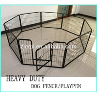 New CQX Heavy Duty Pet Dog Metal Exercise Pen Playpen Cage Fence Crate Gate