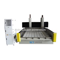 1825 Stone Marble Granite Carving CNC Router with Double Heads