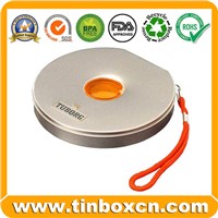 Metal CD Tin Box with Zipper, DVD Bag, CD Tin Case (BR1153)