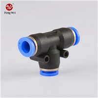 Pneumatic One Touch Tube Connector Fittings; Plastic Tee Connector; Truck Accssory, Auto Parts