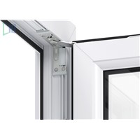 Aluminum Casement Window with Blind In Double Glass Manufacturer In Guangzhou