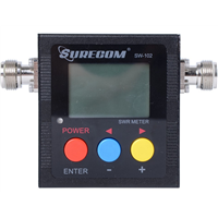 SURECOM SW-102 125-525MHz VHF/UHF 120W Digital Power &amp;amp; SWR Meter with RF Adaptor