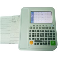 ISO&amp;amp;CE Electrocardiograph 12 Channel ECG/EKG Machine, 12 Month-Warranty ECG Device