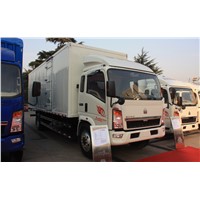 China Brand Sinotruk Howo 4X2 Light Duty Mini Van Cargo Truck