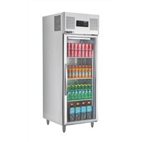 Commercial Upright Refrigerator Glass Door Stainless Steel Body Upright Refrigerator FMX-BC362A