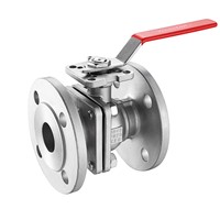 Flanged Ball Valve with Manual Pneumatic Motorized Actuator Operation