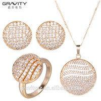 TZXG0090 Gravity Fine Design Unique Elegant Luxury Saudi Dubai Imitation 24k Gold Plated Jewellery Sets