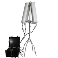 600W 4-8bands High Power Drone Jammer Jammer up to 2500m