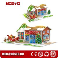 Holiday Collectible Gift, Unique Puzzles for Adults with LED Light Decoration