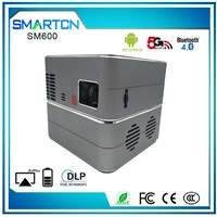 Business Gift 3LED 1280 x 800 250 ANSI Lumens DLP Electronic Projector with Android 5.0 for Mobile Phone