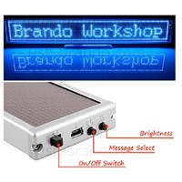 SMD Indoor Use P2.5 Blue Color 13.3''X2'' Scrolling Message LED Signs