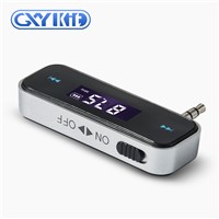 GXYKIT Car Audio FM Transmitter F1 Car Music Transmitter with Built-in Lithium Battery