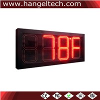 10 Inches Digit Outdoor Water Proof Large LED Temperature Display Panel