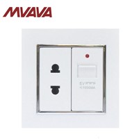 MVAVA Multifunctional Wall Socket with 5V USB Plug &amp;amp; 2 Pin